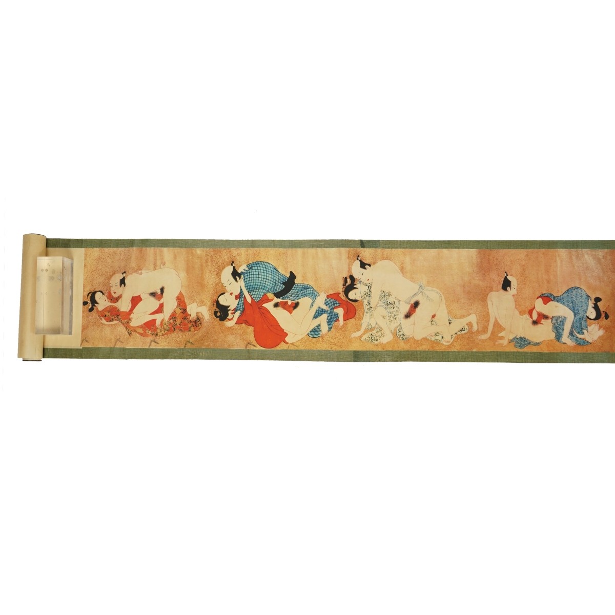 Japanese Shunga Erotic Scroll