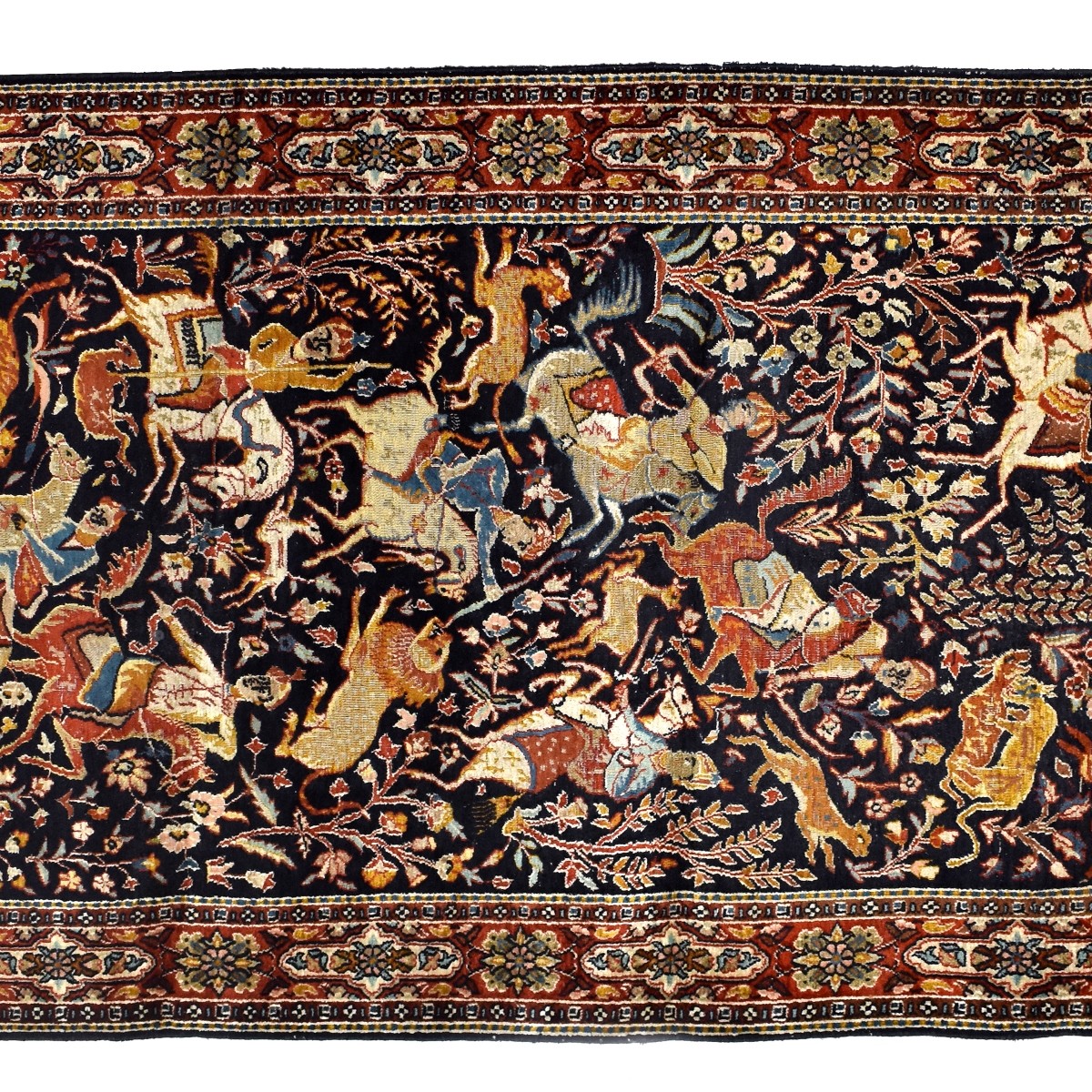 Kashmir Qum Silk Rug