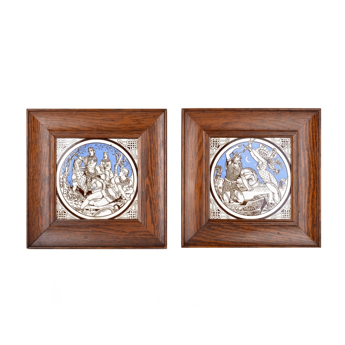 Pair of Minton Plaques