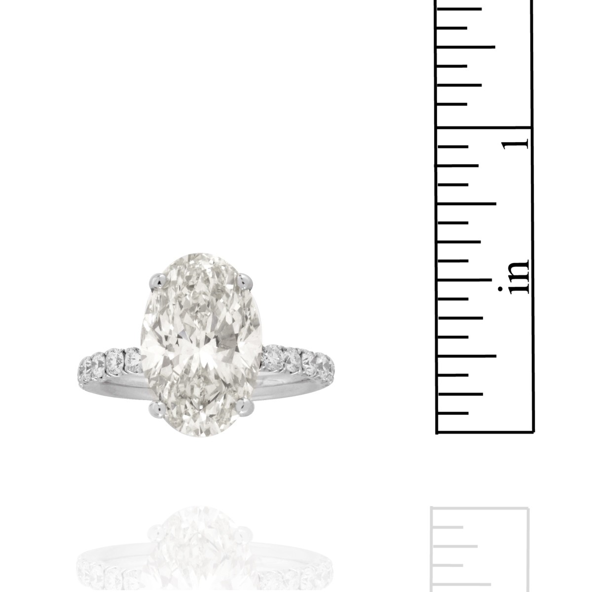 GIA Diamond and 18K Ring