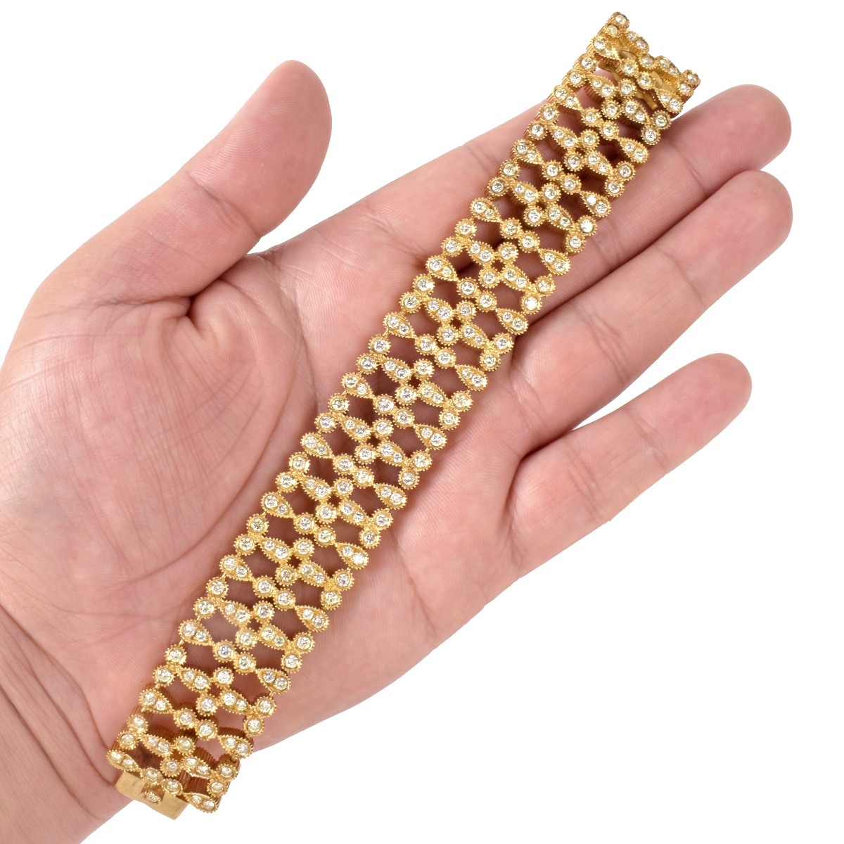 Diamond and 18K Bracelet