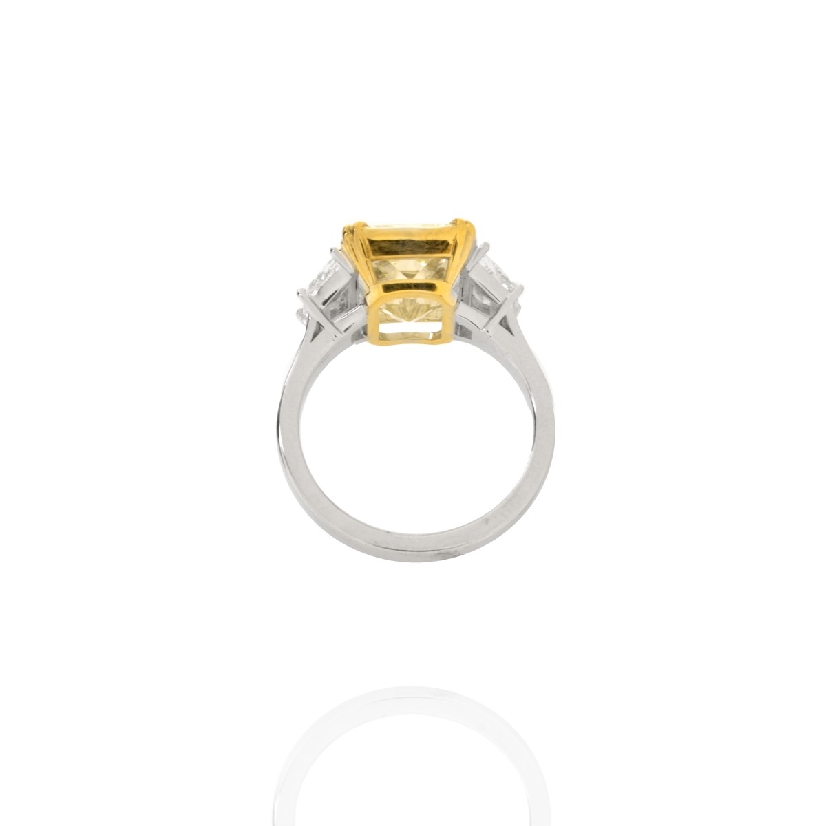 GIA Diamond and 18K Ring