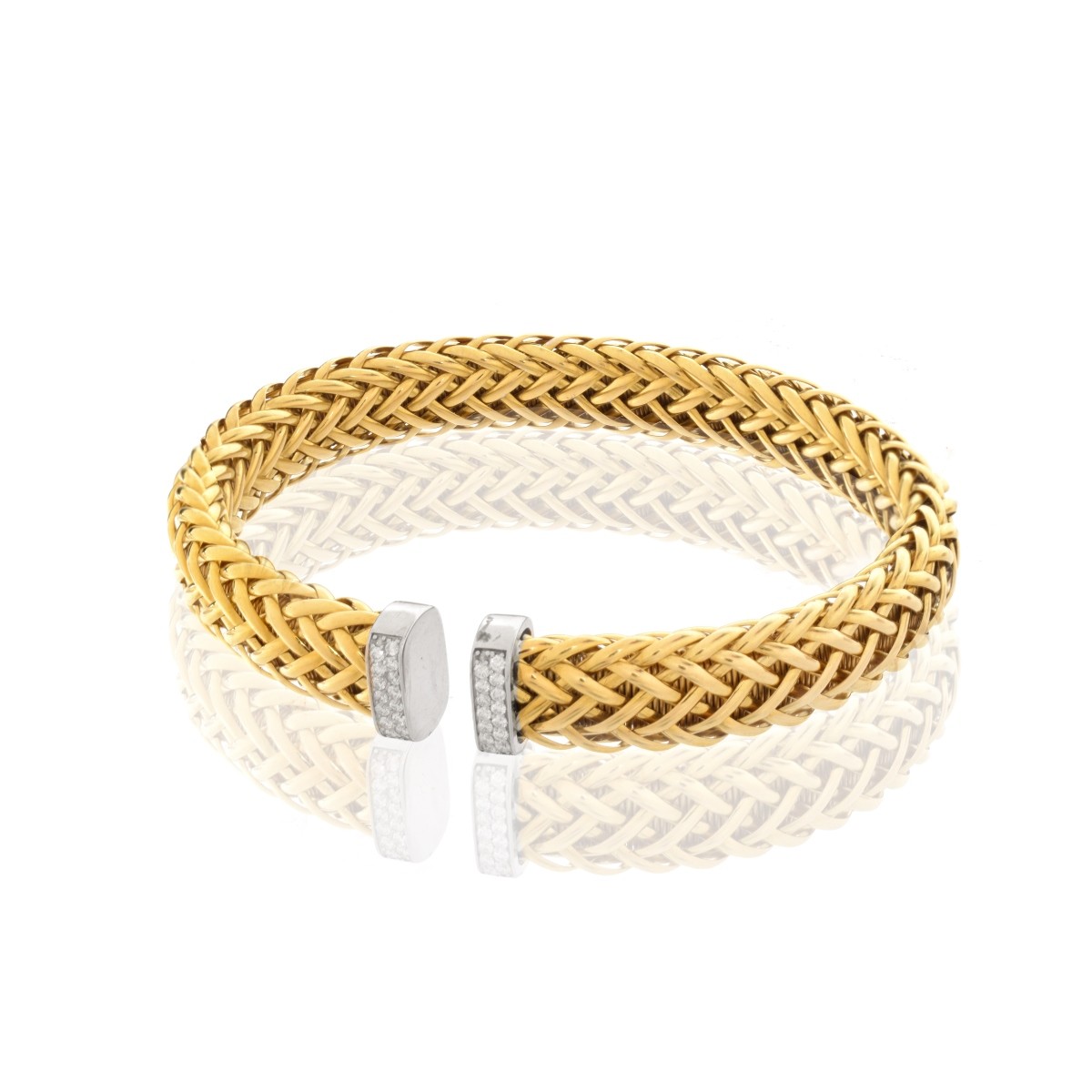 Roberto Coin Diamond and 18K Bracelet