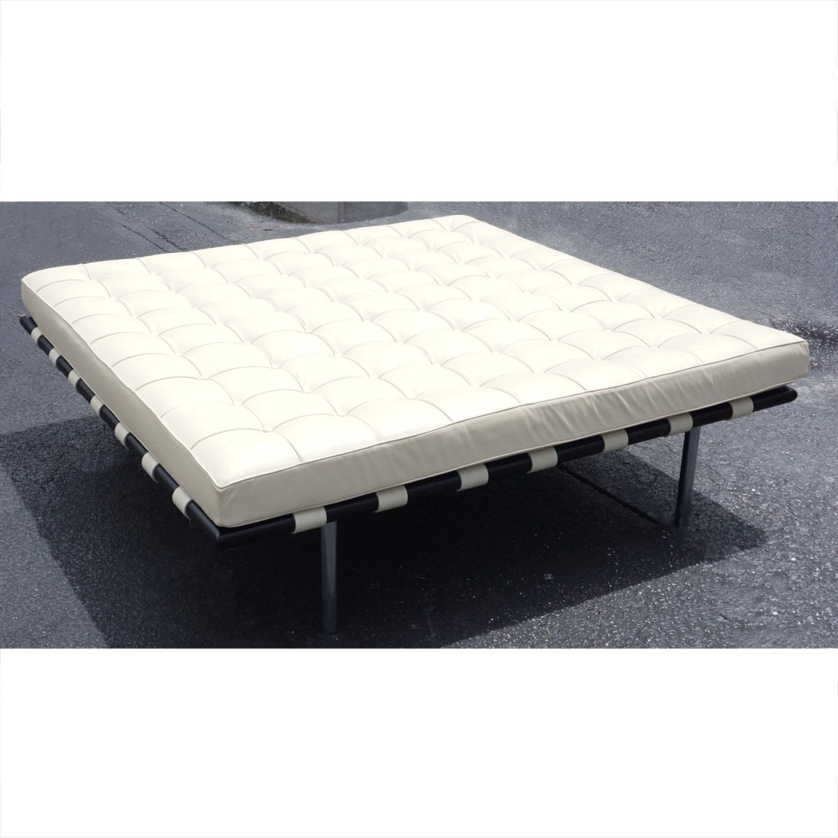 Mies Van Der Rohe Style Ottoman