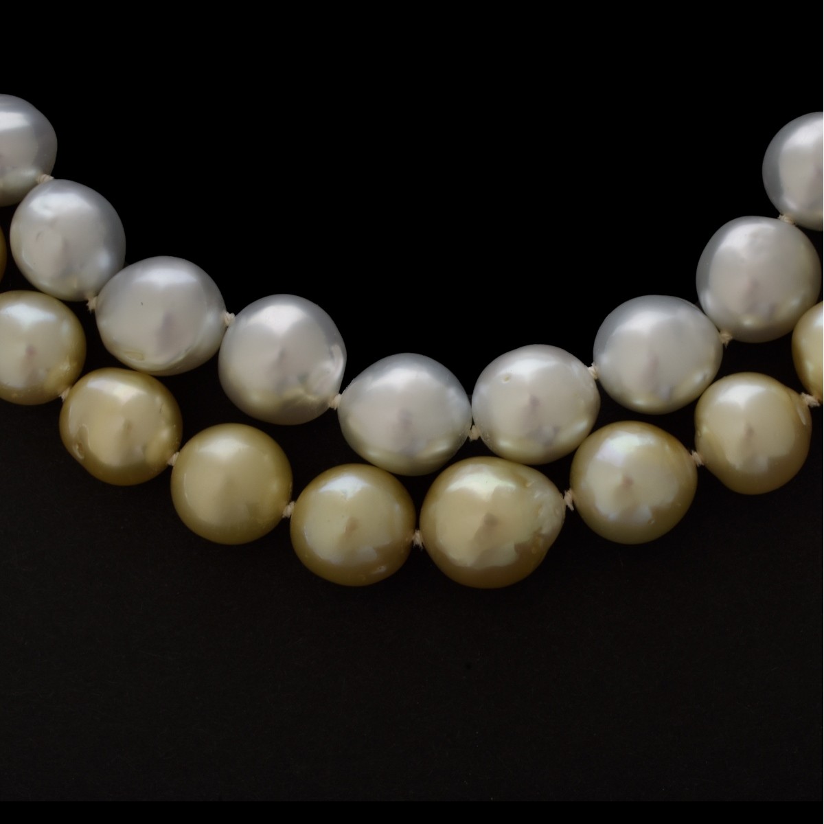 Pearl, Diamond and 18K Necklace