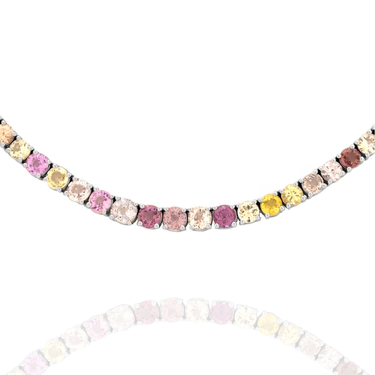 Sapphire and 18K Necklace