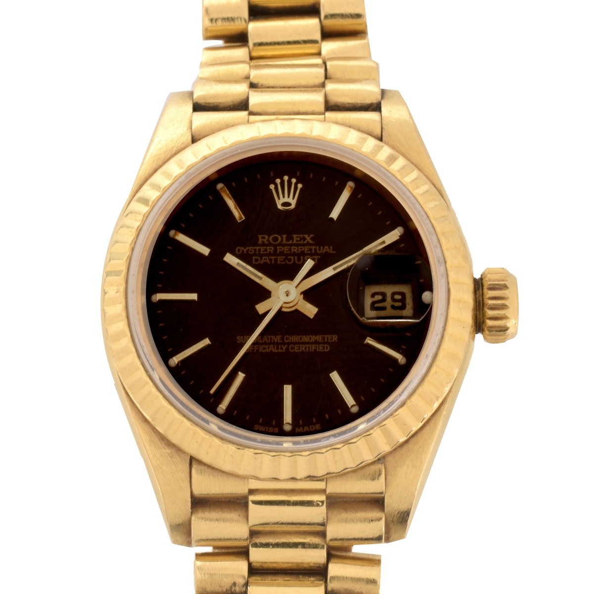 Rolex Datejust 18K Watch