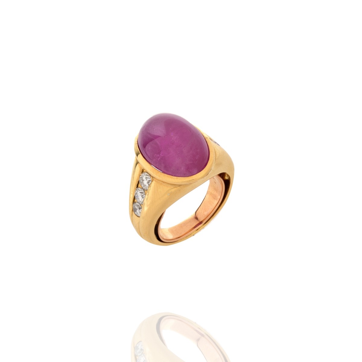 Mauboussin Ruby, Diamond and 18K Ring