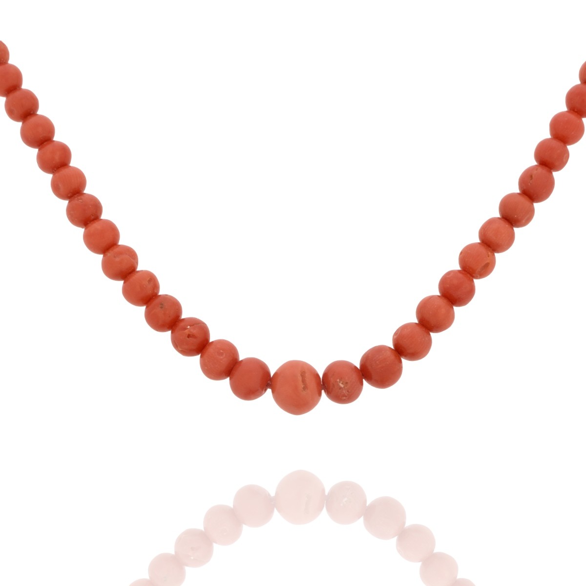 Coral Bead Necklace