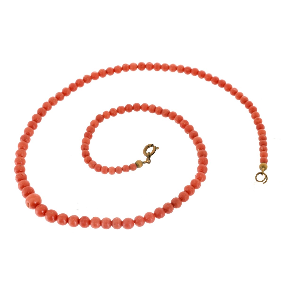 Coral Bead Necklace