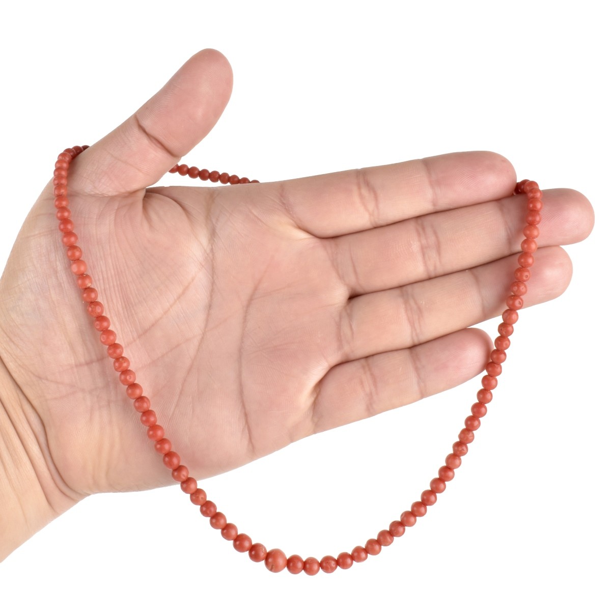 Coral Bead Necklace