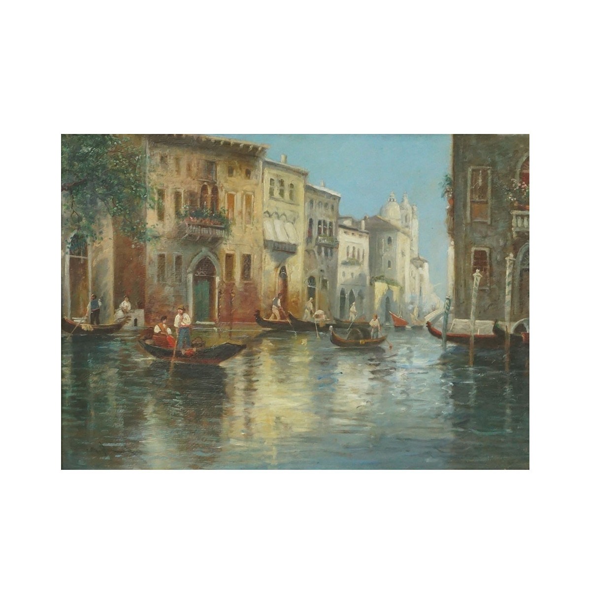 Italian School Oil / Masonite