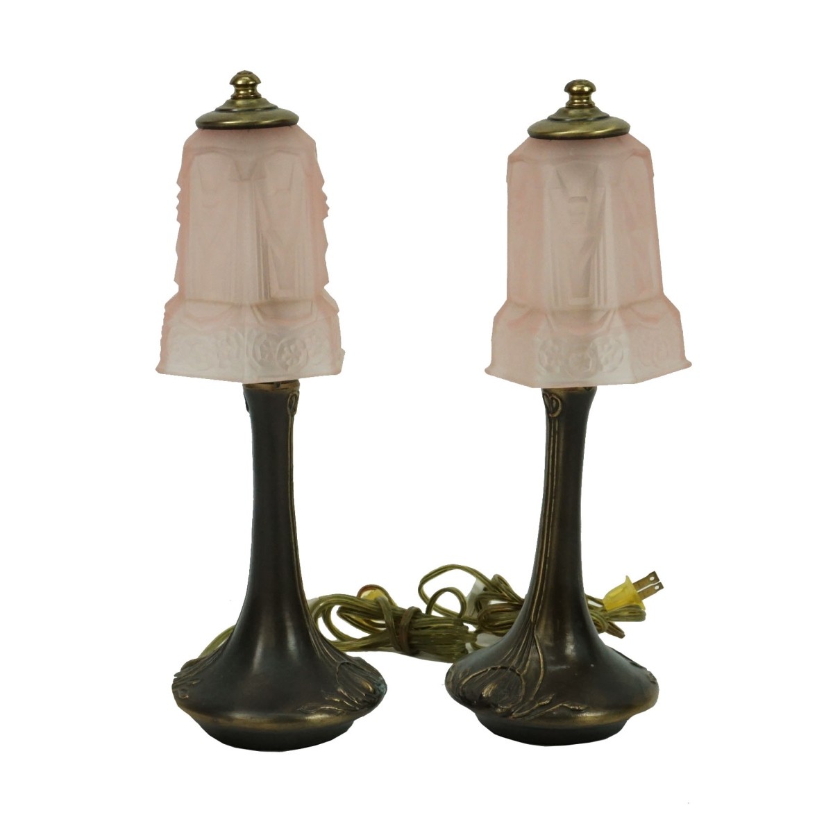 Pair of Art Deco Lamps