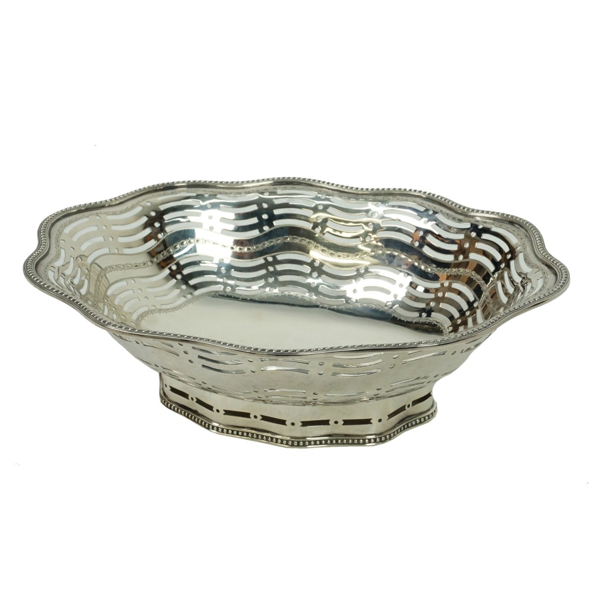 Atkins Bros Silver Basket