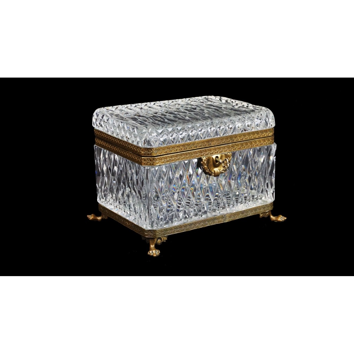 Vintage Cut Crystal Box