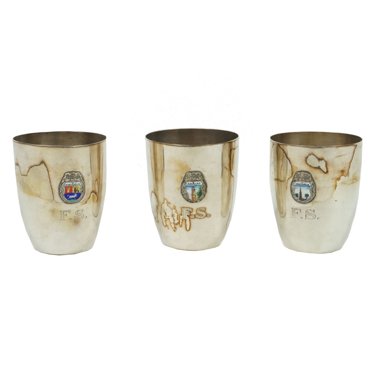 Sterling Souvenir Cups