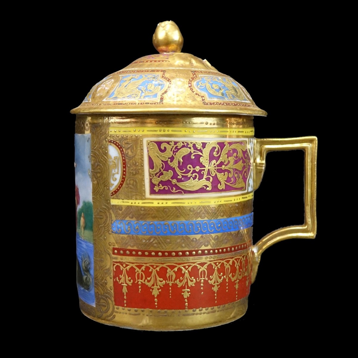 Royal Vienna Lidded Cup