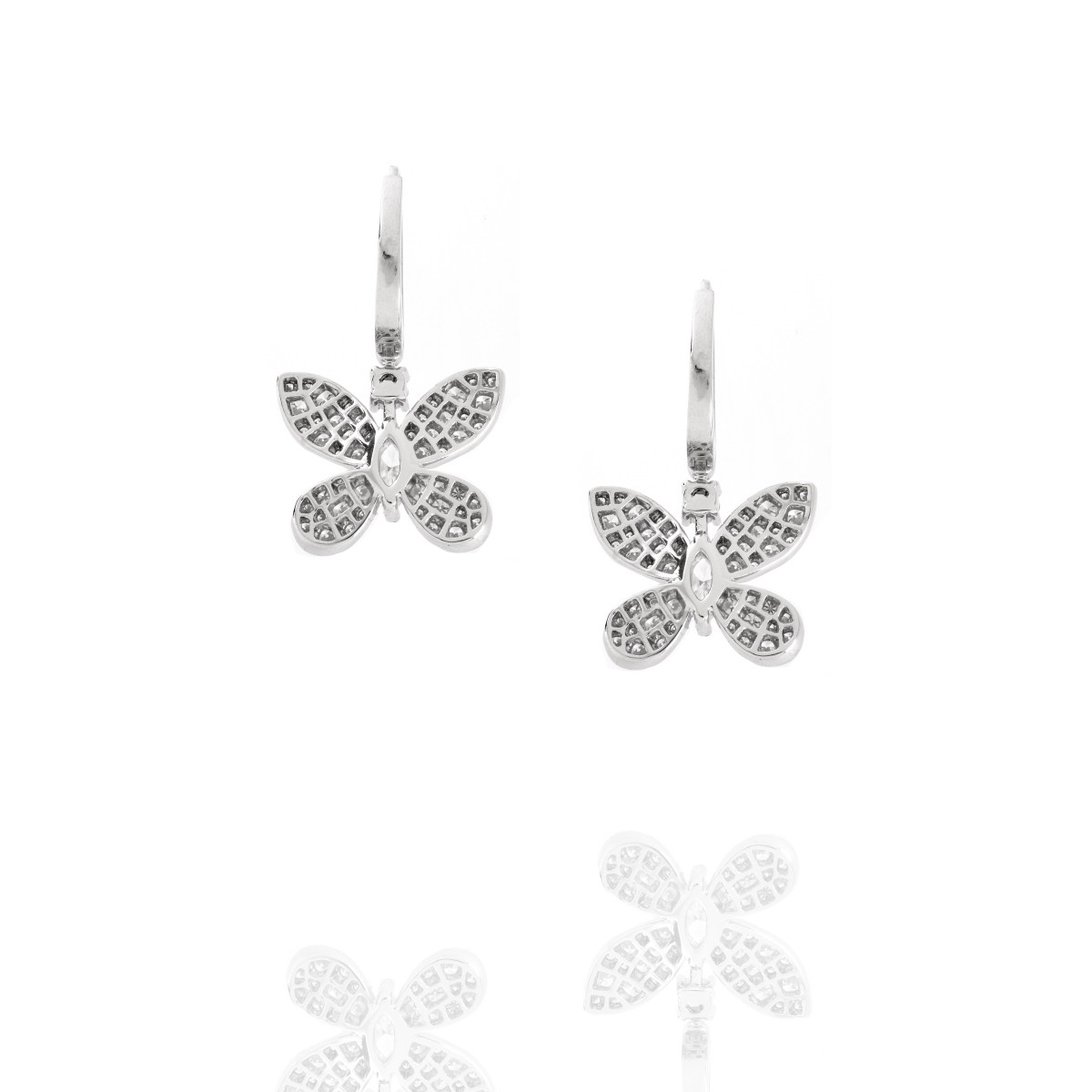 Diamond and 18K Earrings