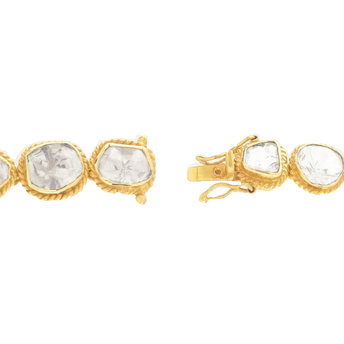 Diamond and 18K Bracelet