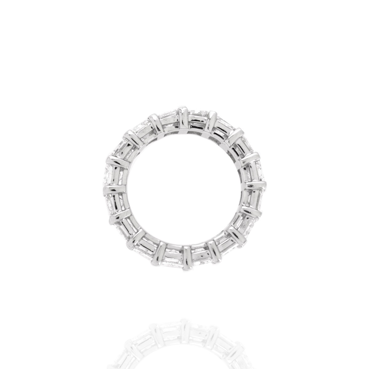 Diamond and Platinum Eternity Band