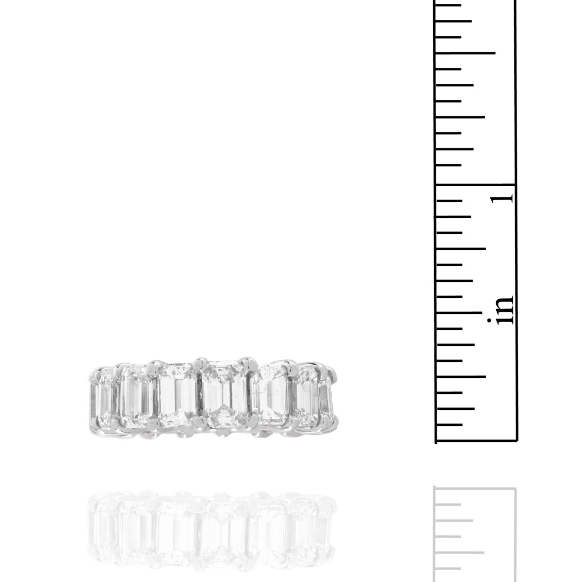 Diamond and Platinum Eternity Band