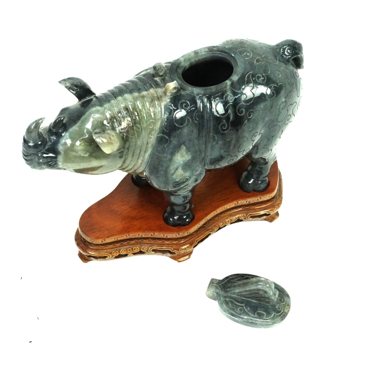 Chinese Jade Rhino