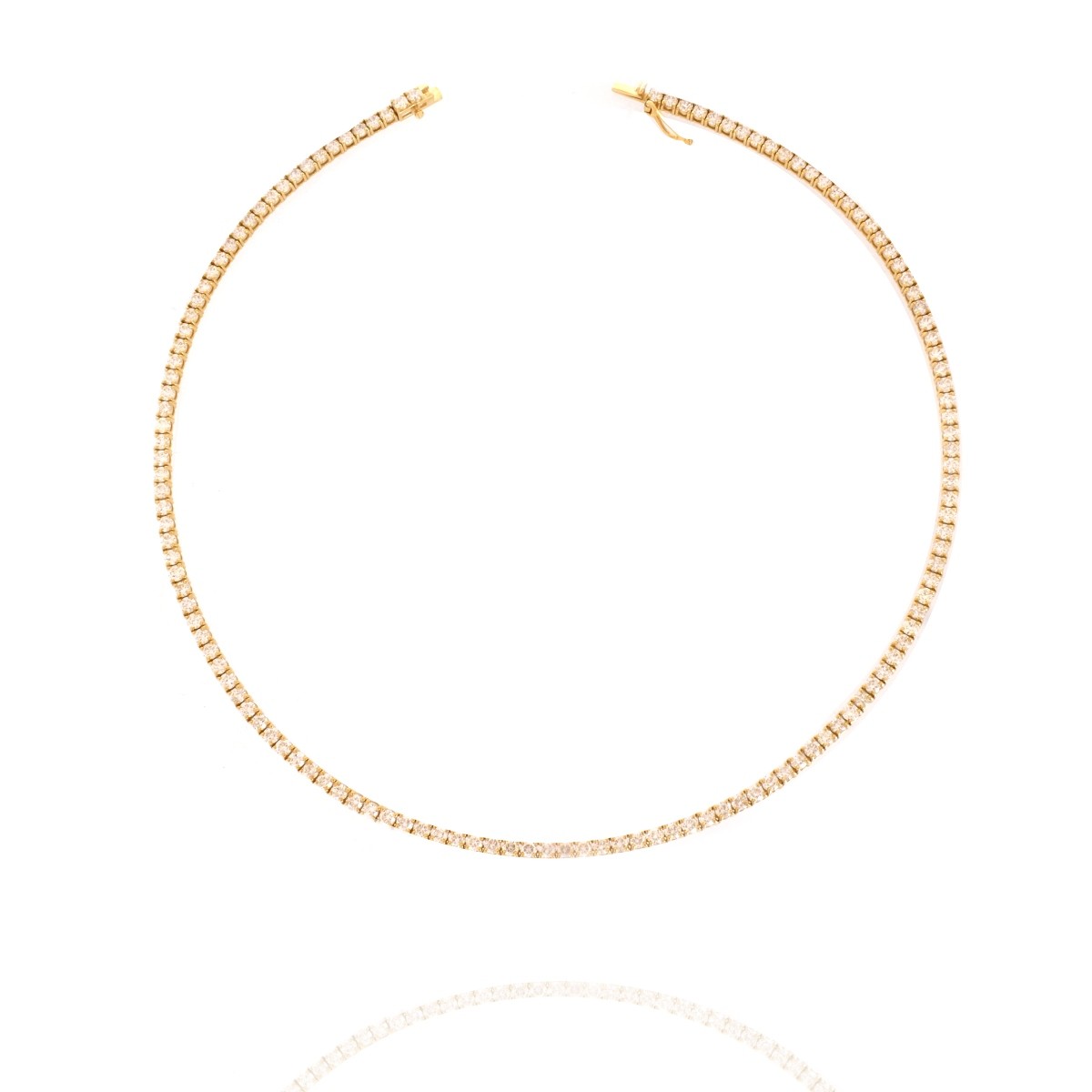 Diamond and 14K Necklace