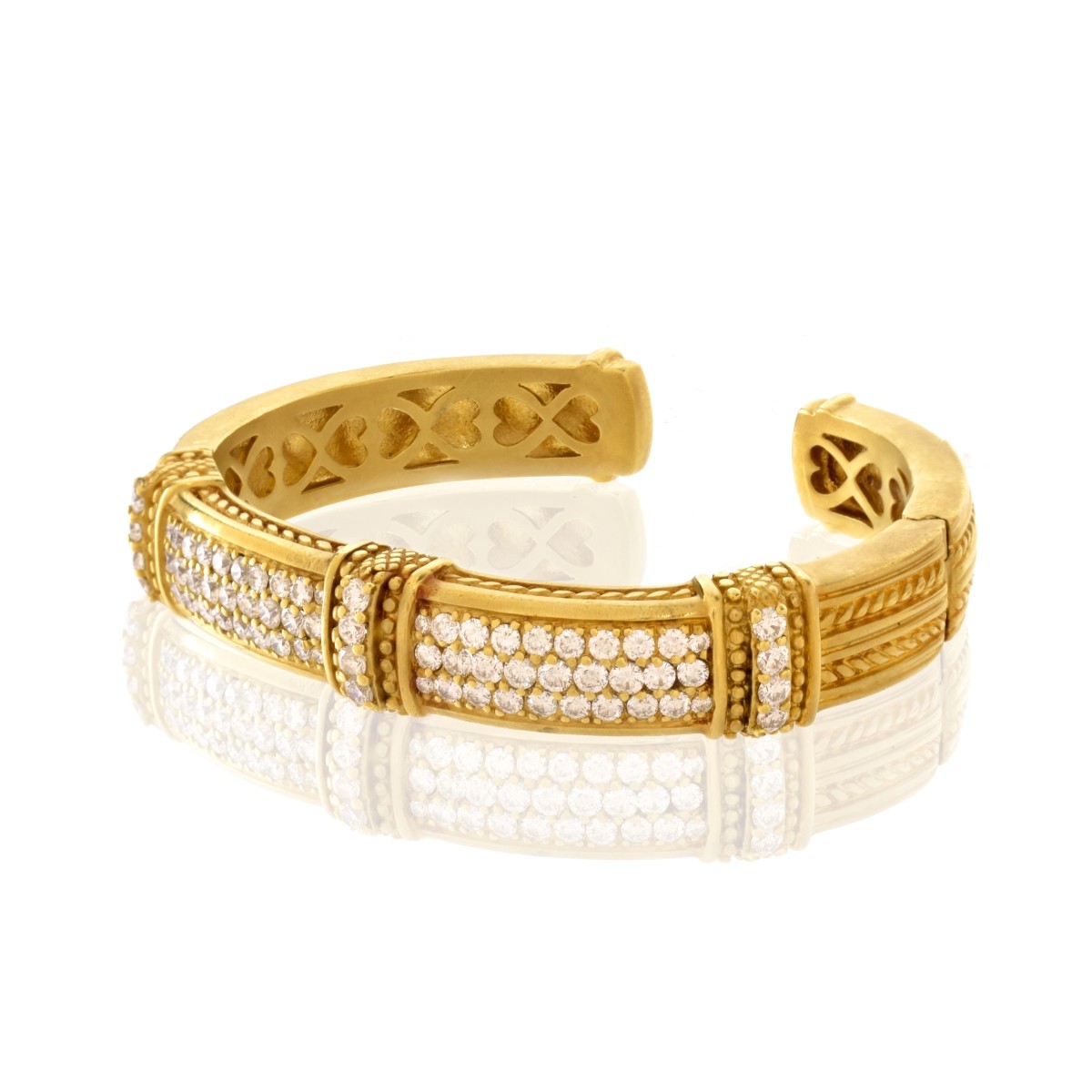 Judith Ripka Diamond and 18K Bracelet