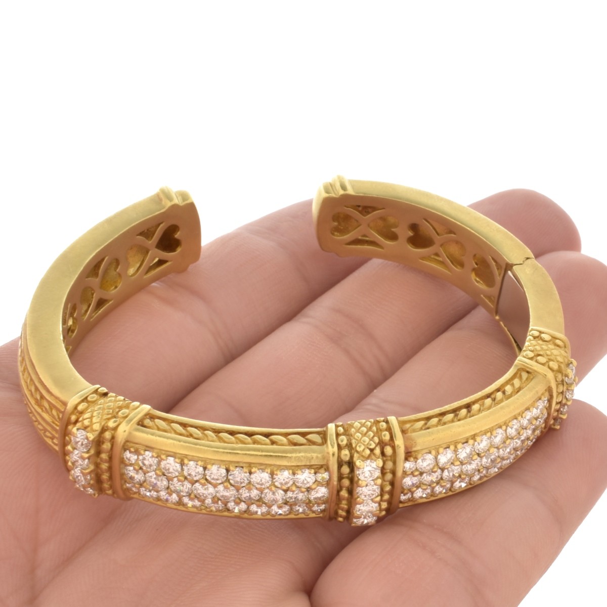 Judith Ripka Diamond and 18K Bracelet