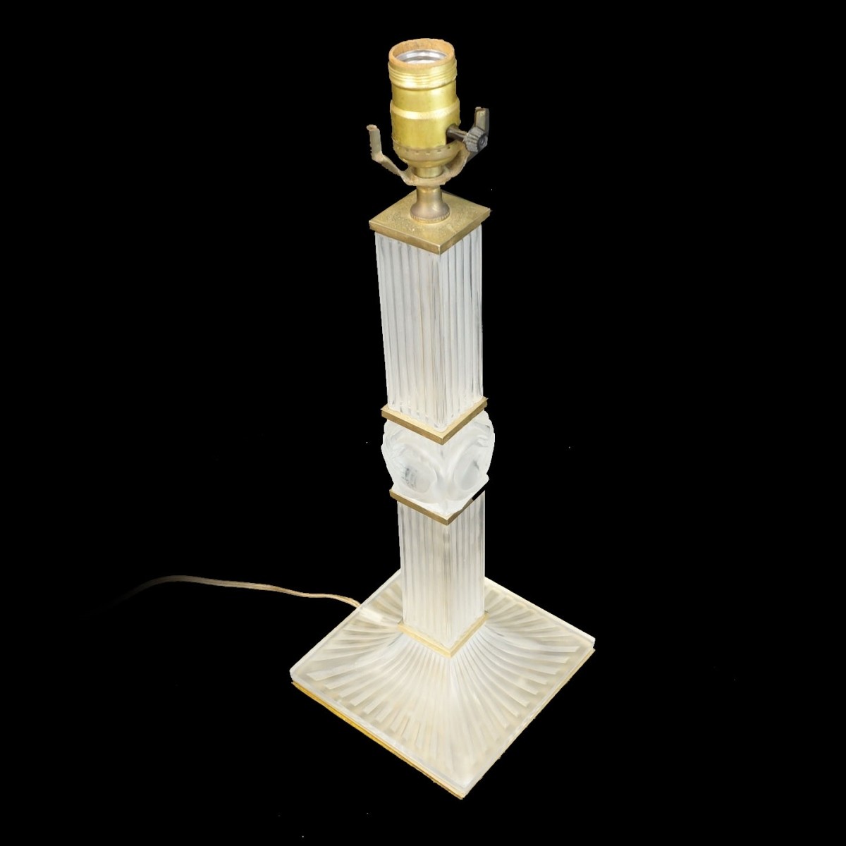 Lalique "Josephine" Lamp