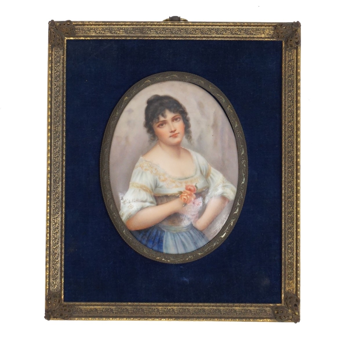 Antique Porcelain Plaque