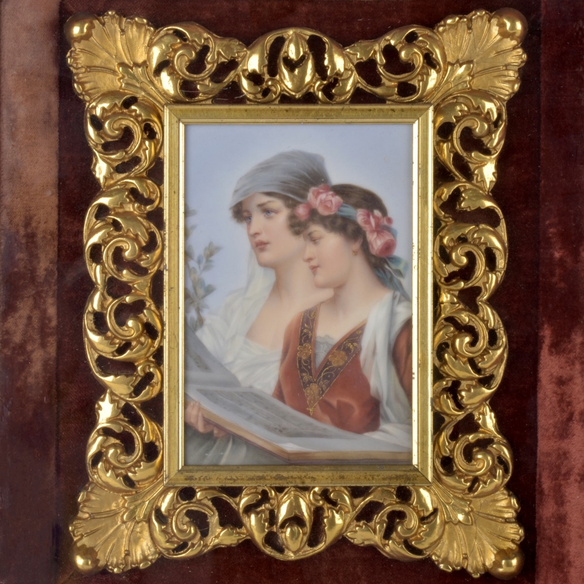 19th C. Porcelain Plaque