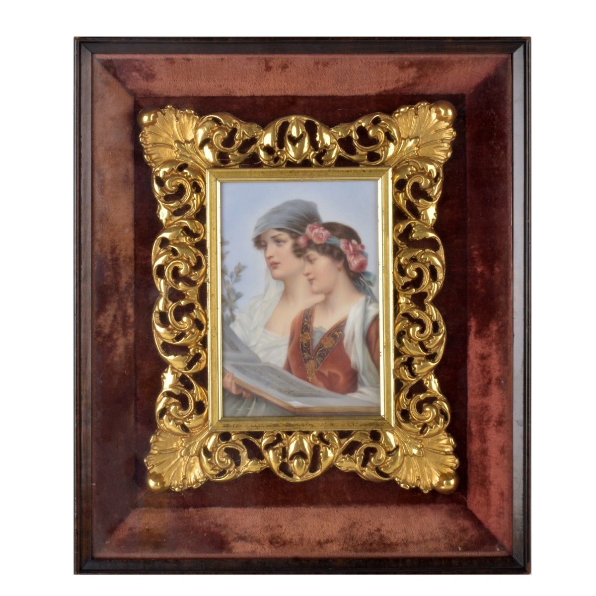 19th C. Porcelain Plaque