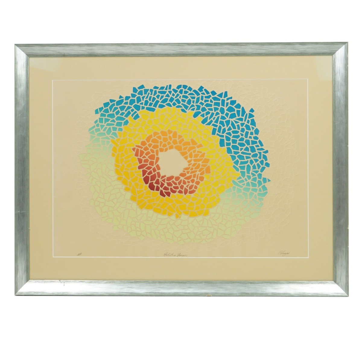 20th C. Modern Serigraph