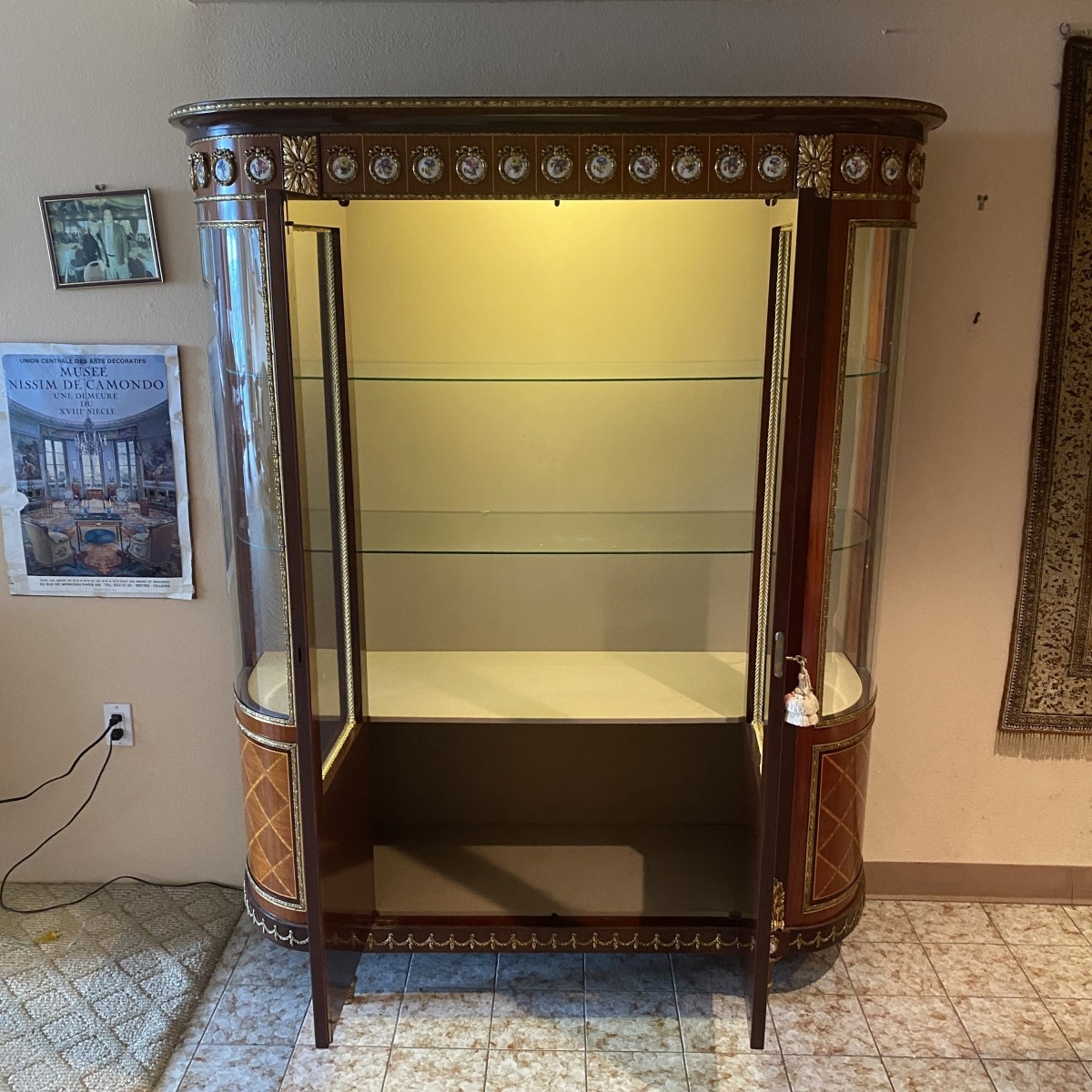 Empire Style Display Cabinet