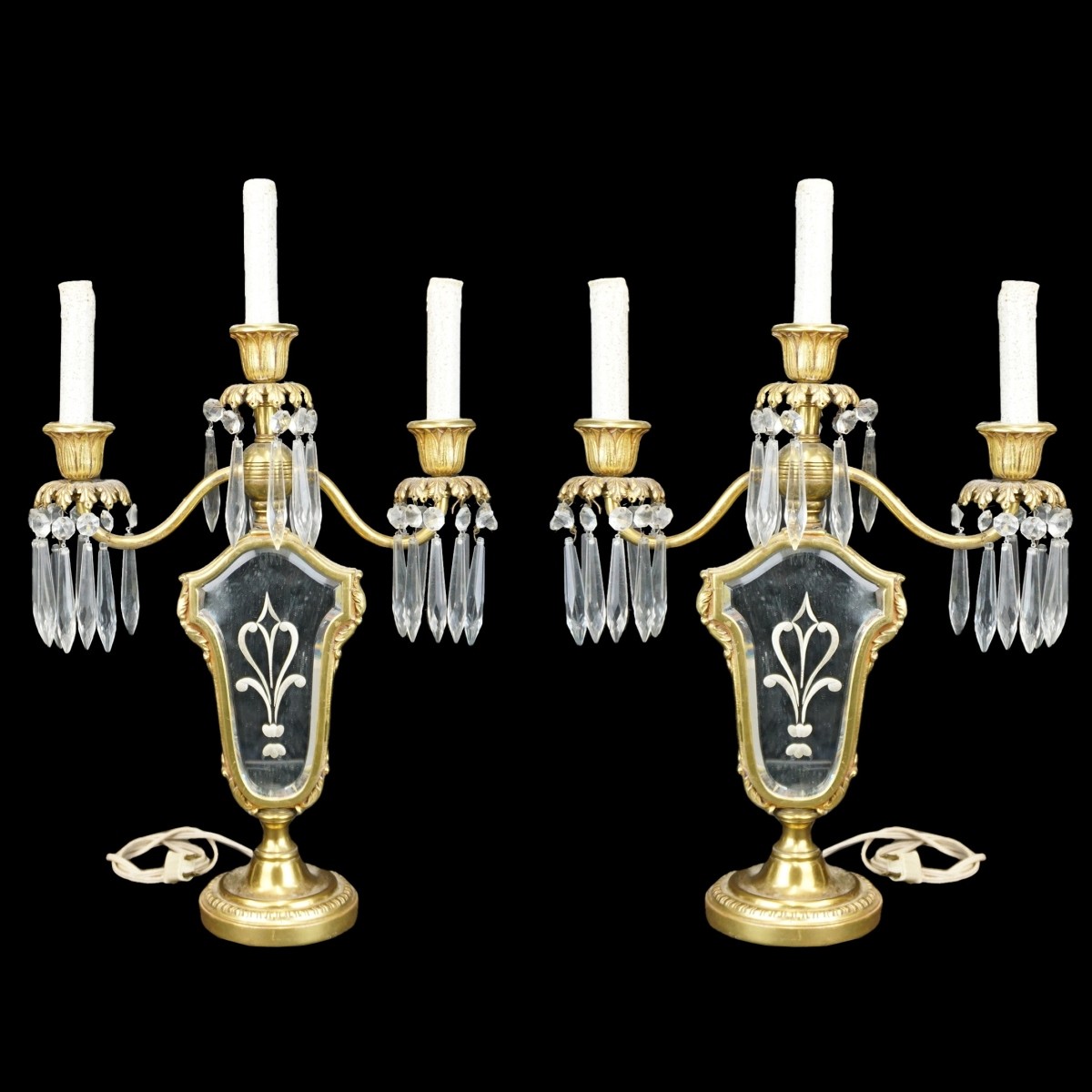 Pair of Candelabra Lamps