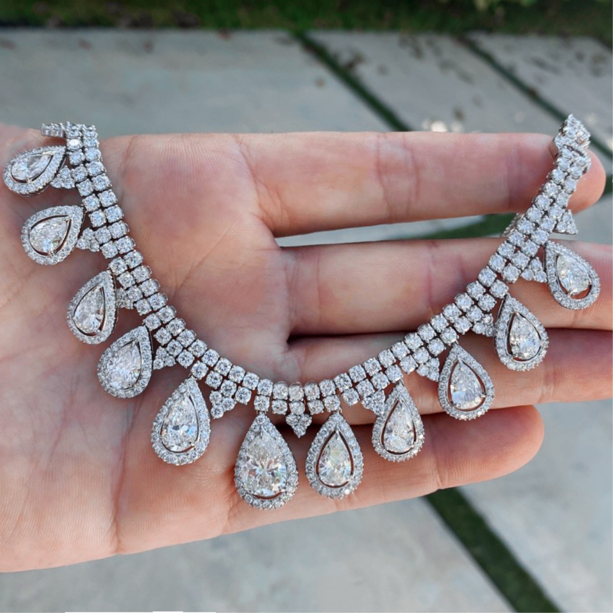 Diamond and 18K Necklace