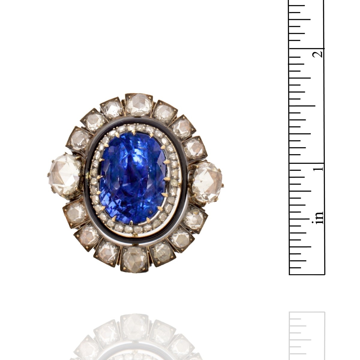 AGL Ceylon Sapphire Pendant / Brooch