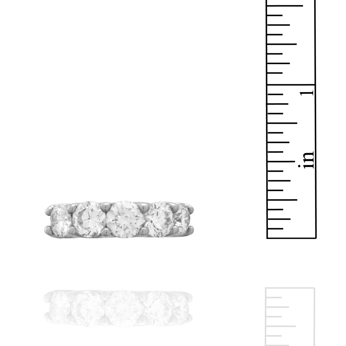 Diamond and Platinum Ring