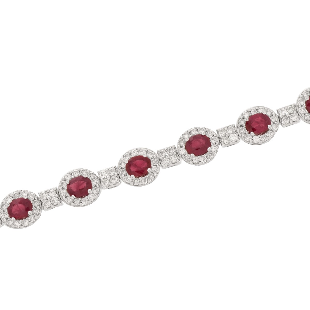 Ruby, Diamond and 18K Bracelet