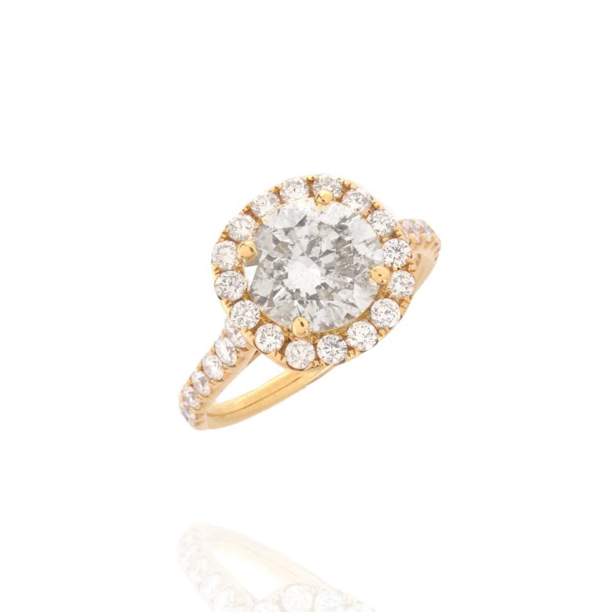 Diamond and 18K Ring