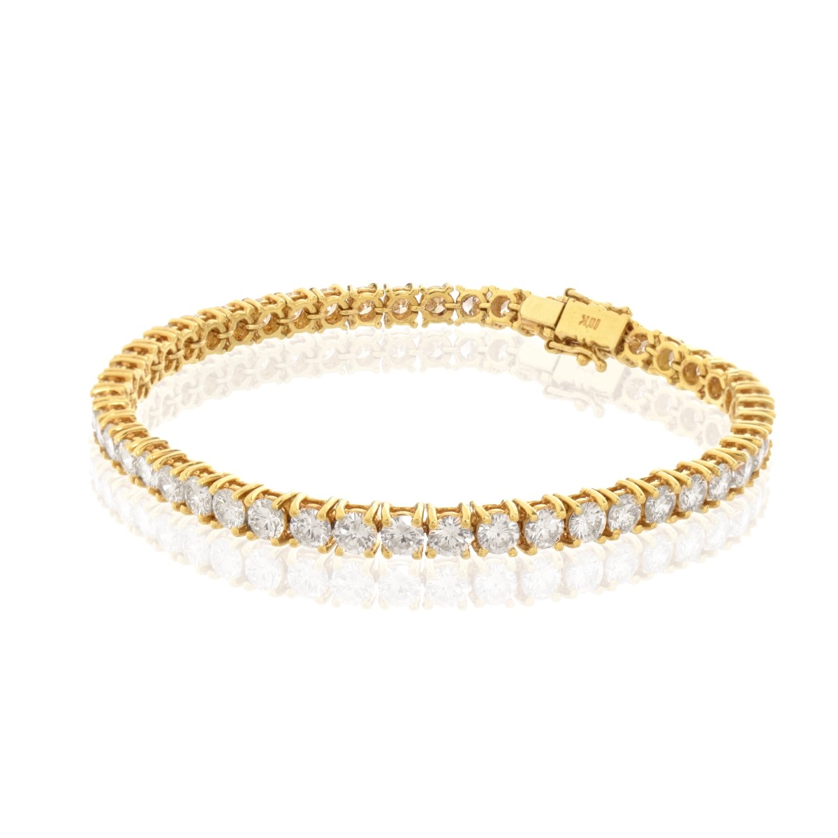 Diamond and 18K Bracelet