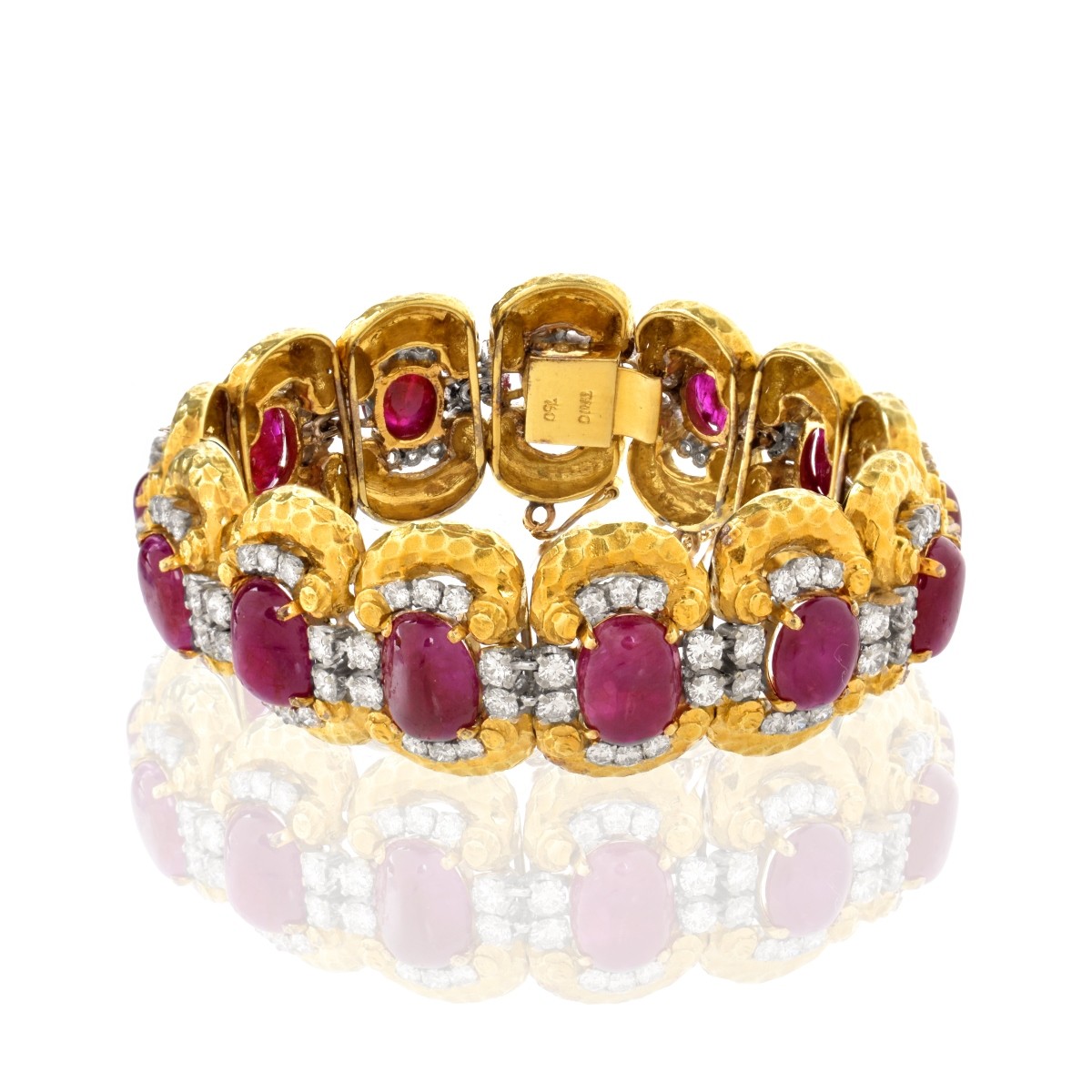 Ruby, Diamond and 18K Bracelet