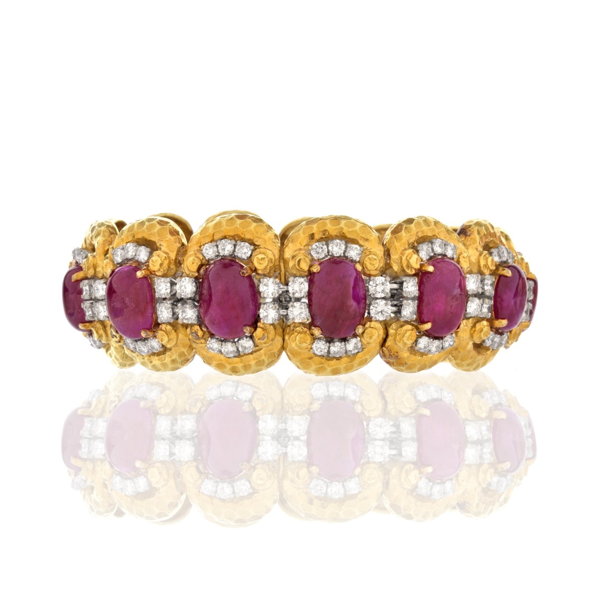 Ruby, Diamond and 18K Bracelet