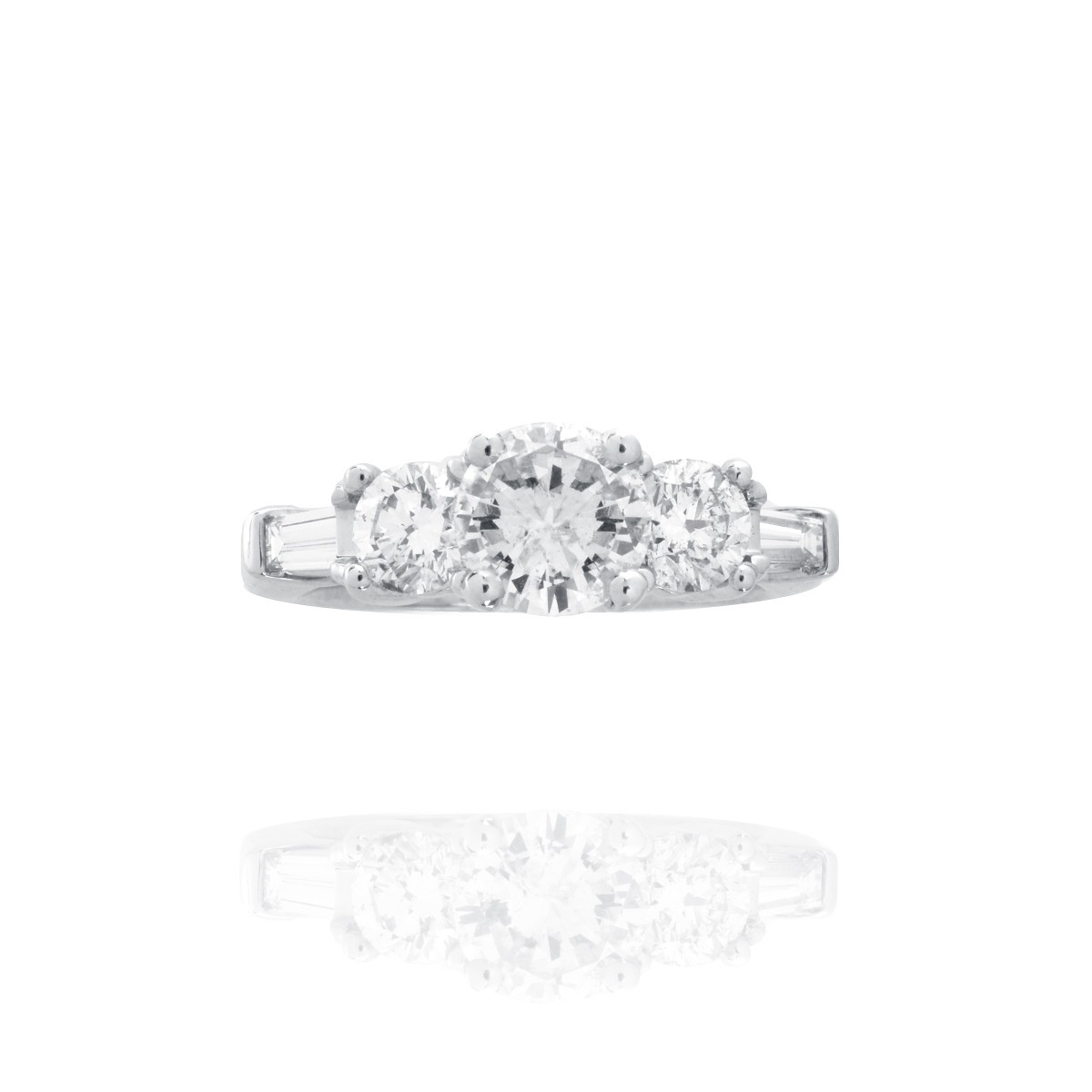 Diamond and 18K Ring