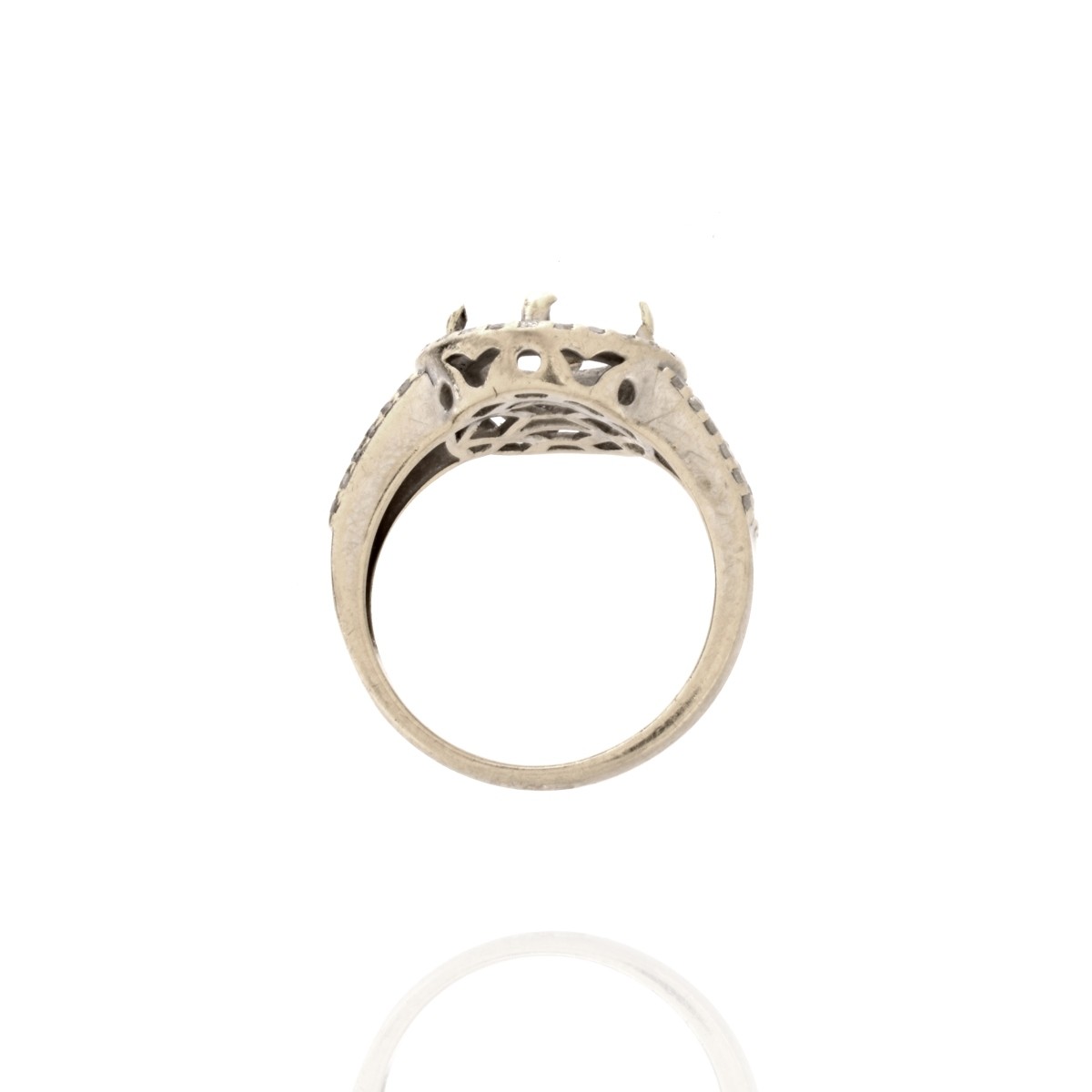 Diamond and 18K Ring Mount