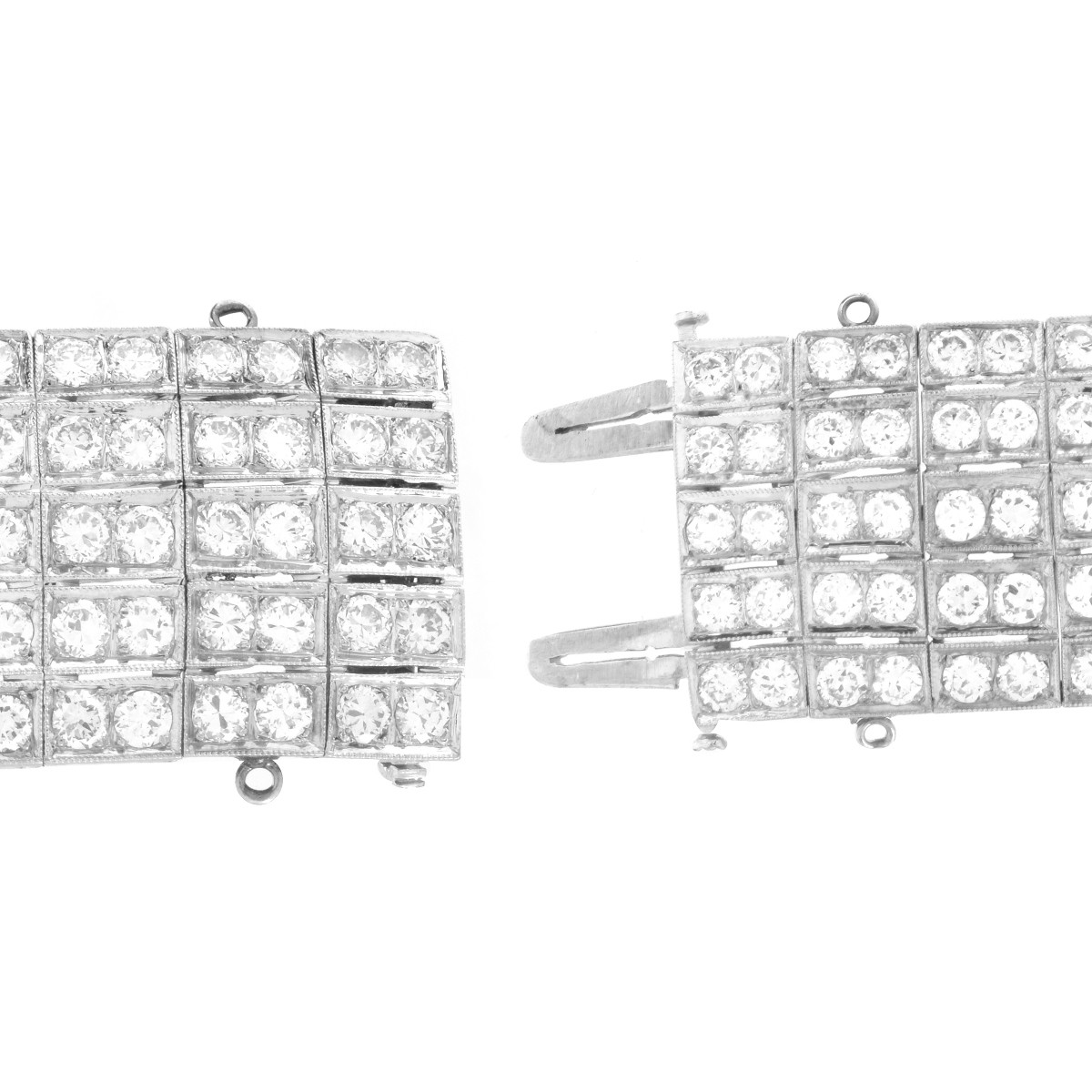 Art Deco Diamond and Platinum Bracelet