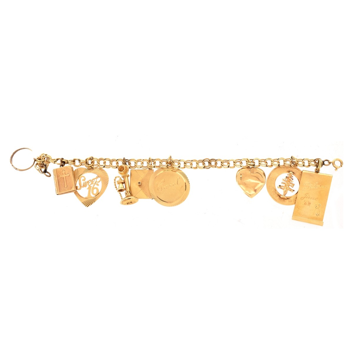 14K Charm Bracelet