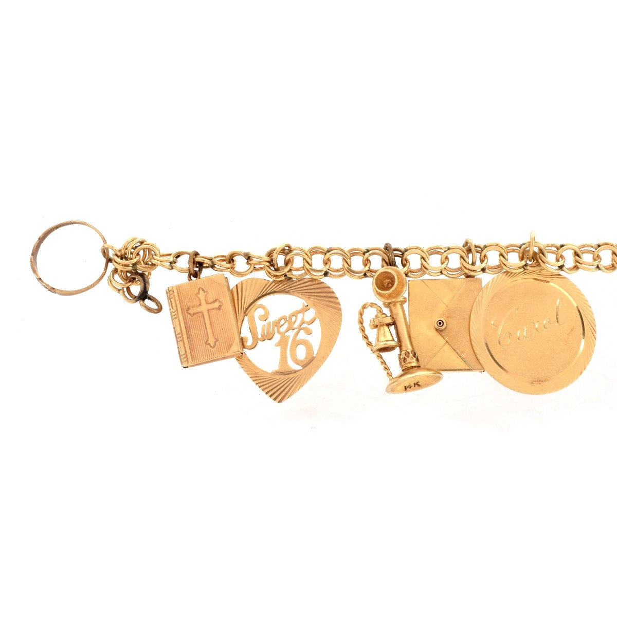 14K Charm Bracelet