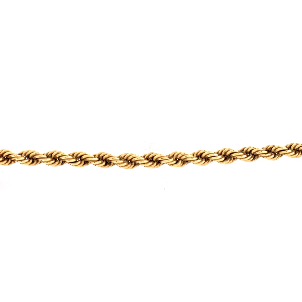 14K Rope Necklace